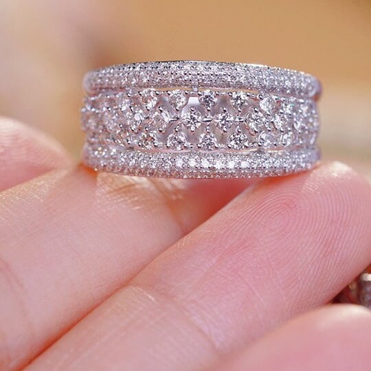 14k Gold 1.1 Ct Natural H Diamond Ring: Ref:231132297 // gold content:14k gold // ring size:7. 25us // // main gemstone:diamond // shape:round // carat weight:1. 1ct // clarity grade:vs-si // color:h // treatment:natural // cut grade:g //