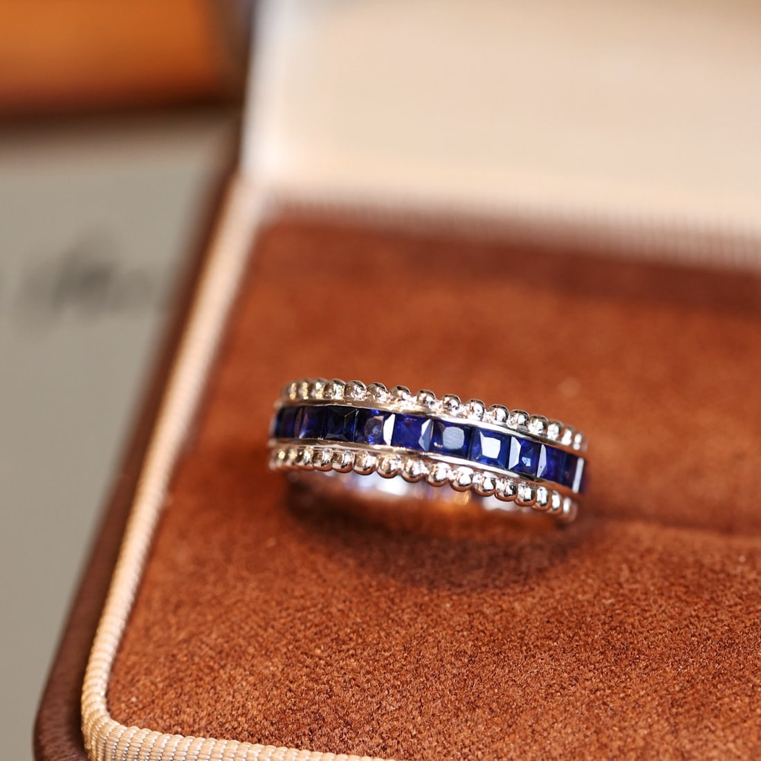 14k Gold 2.85 Ct Natural Sapphire Ring - 3