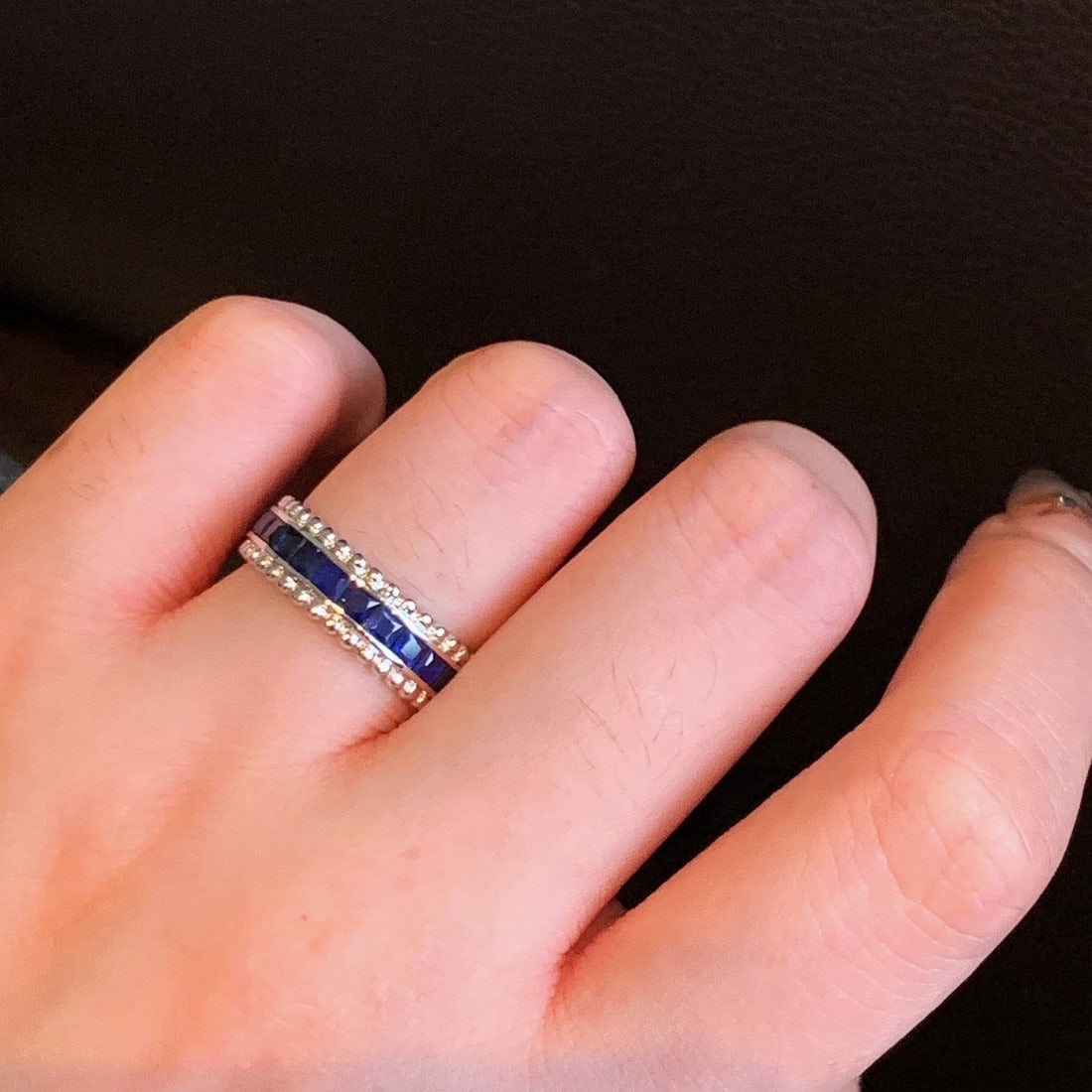 14k Gold 2.85 Ct Natural Sapphire Ring - 6