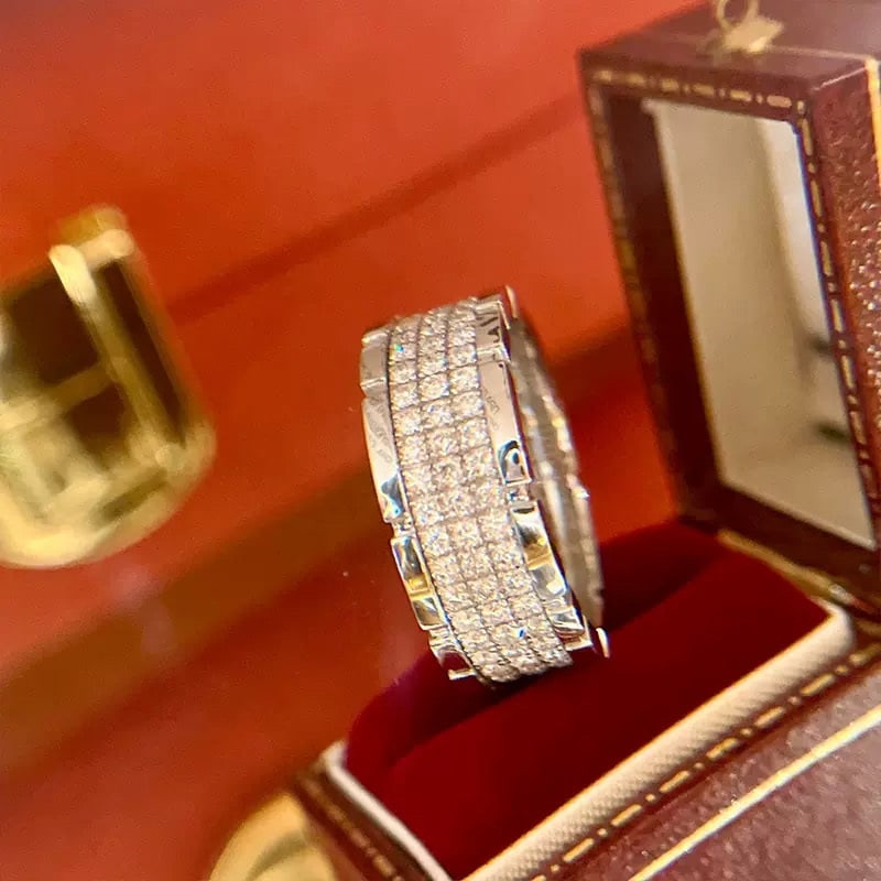 14k Gold 1.4 Ct Natural H Diamond Ring - 3