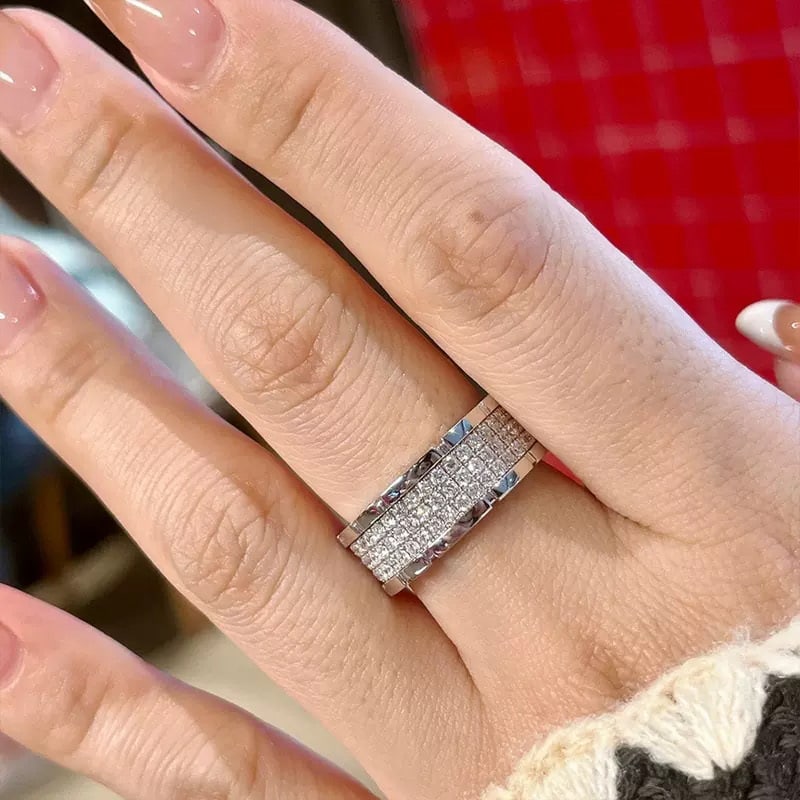 14k Gold 1.4 Ct Natural H Diamond Ring - 4