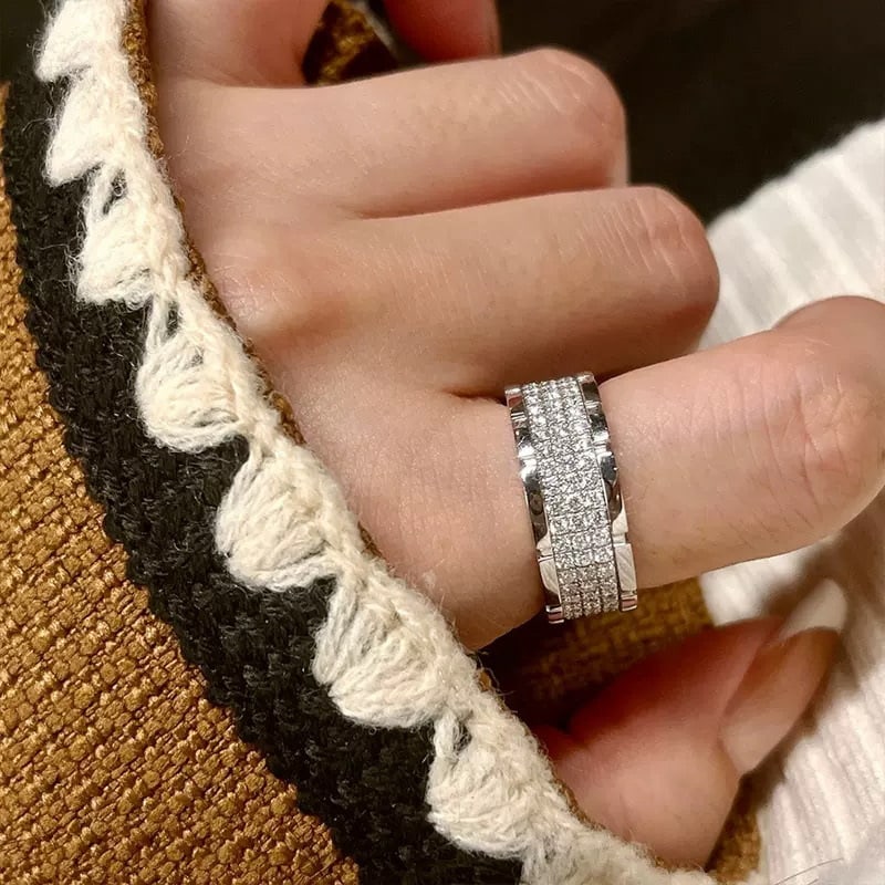 14k Gold 1.4 Ct Natural H Diamond Ring - 5