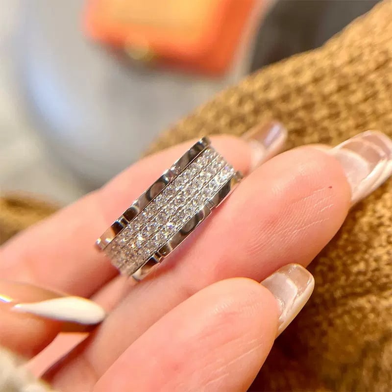 14k Gold 1.4 Ct Natural H Diamond Ring - 6