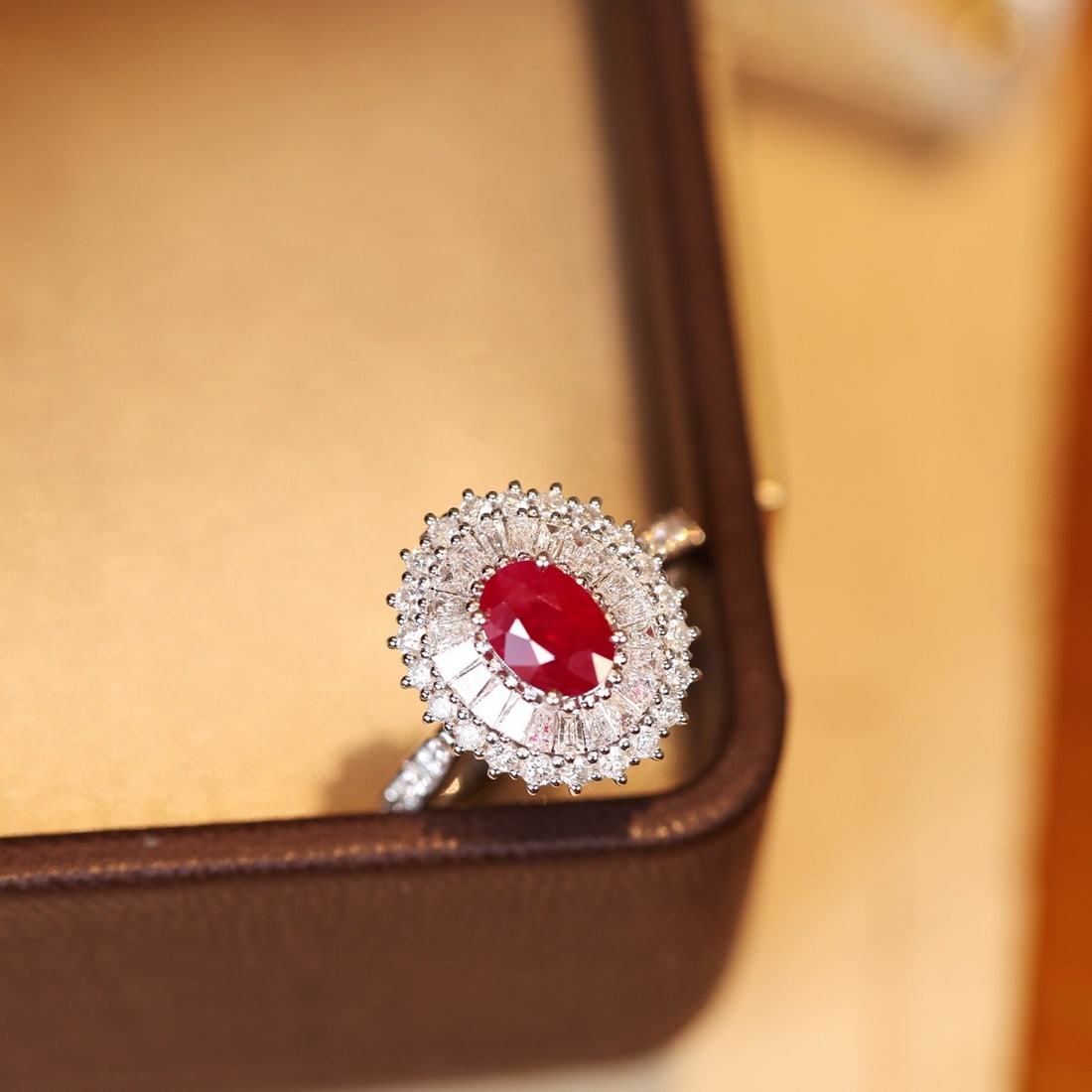 14k Gold 2.49 Ctw Natural Ruby & Diamond Ring/pendant( Without Chain ) - 3