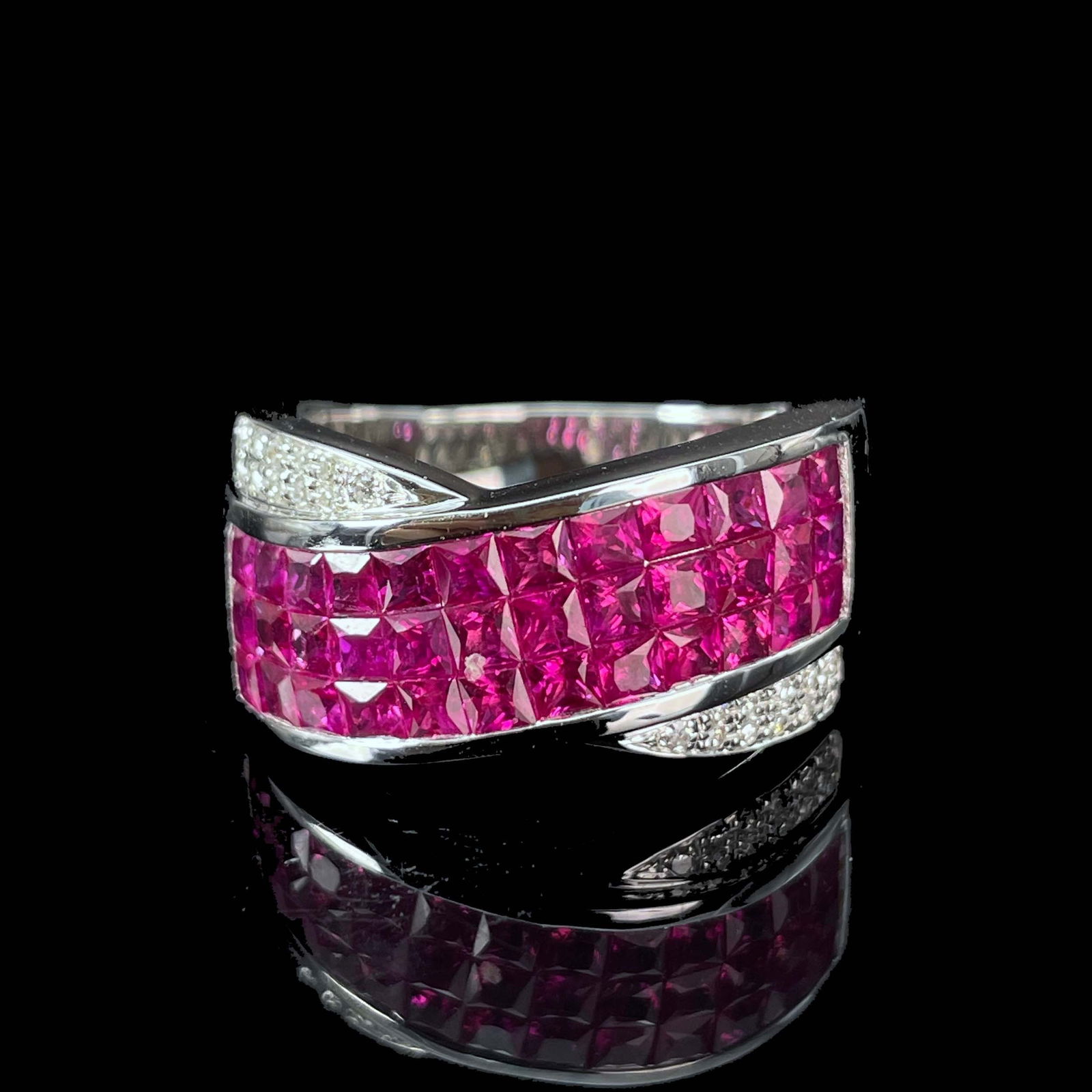 14k Gold 2.25 Ctw Natural Ruby & Diamond Ring (1 of 7)