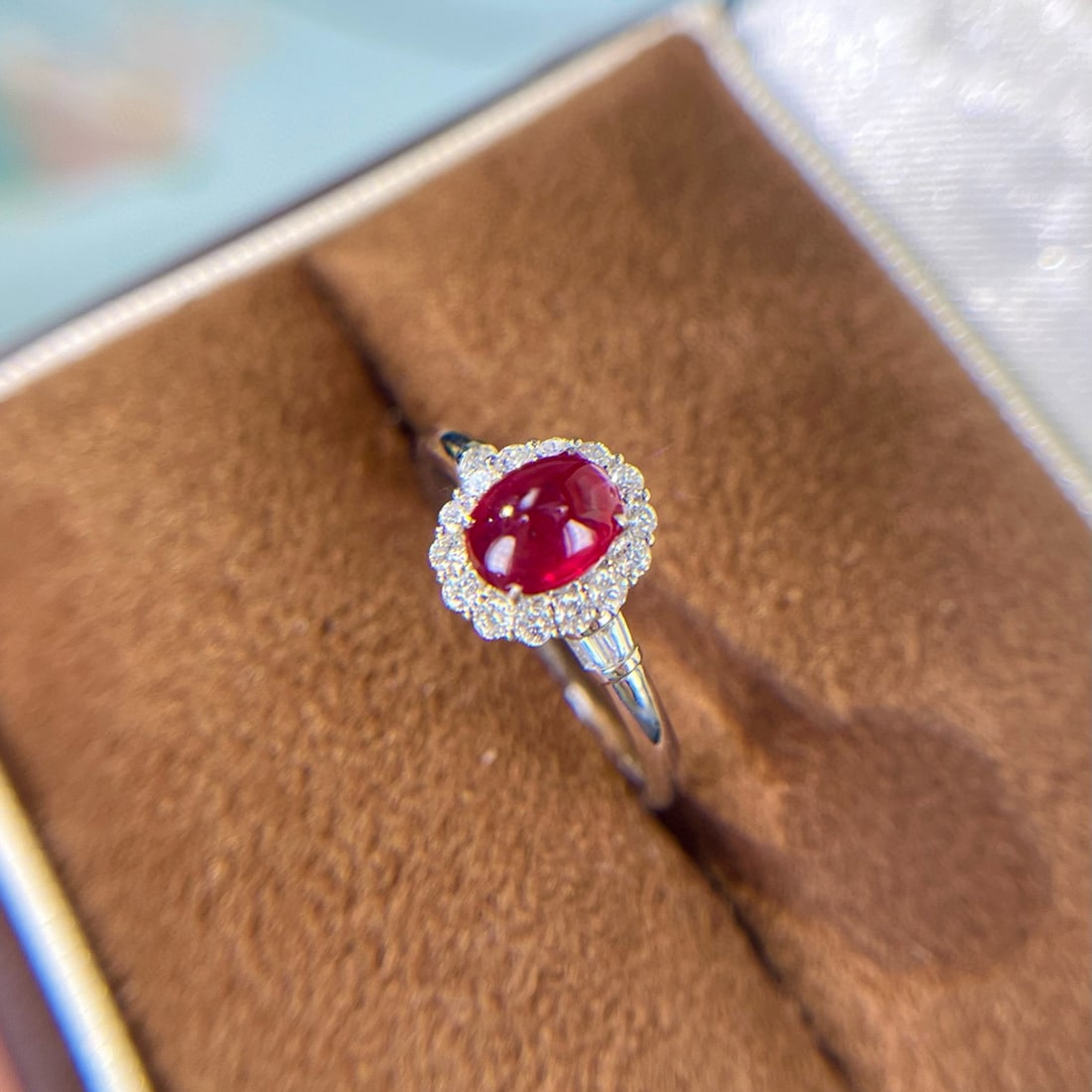 14k Gold 1.30 Ctw Natural Ruby & Diamond Ring - 2