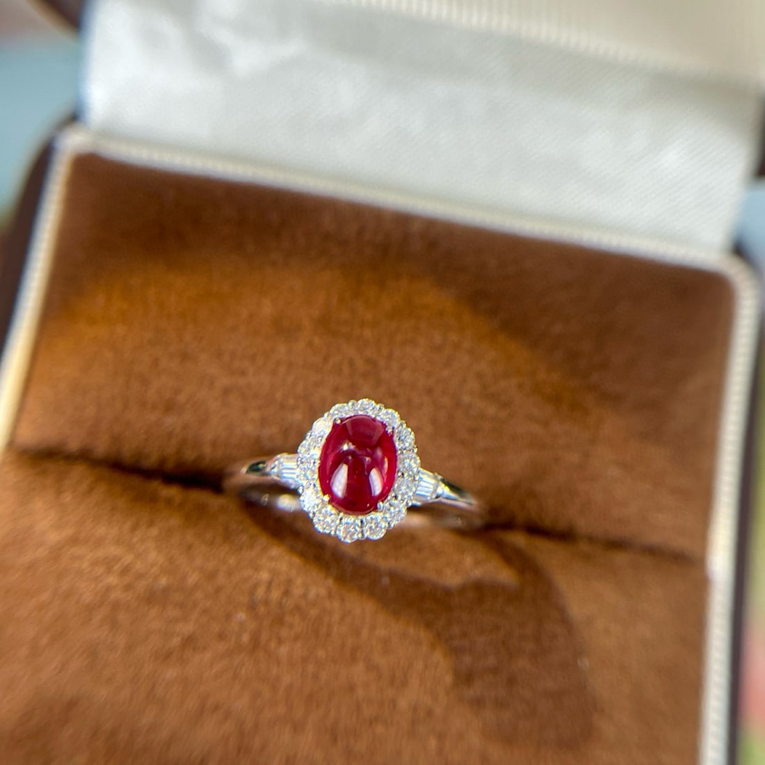 14k Gold 1.30 Ctw Natural Ruby & Diamond Ring - 3