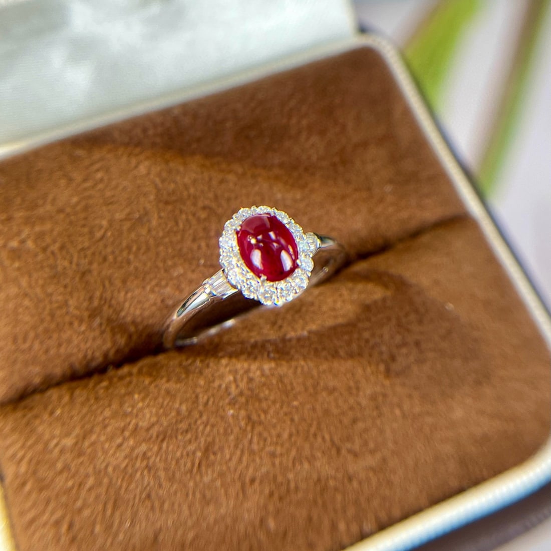 14k Gold 1.30 Ctw Natural Ruby & Diamond Ring - 4