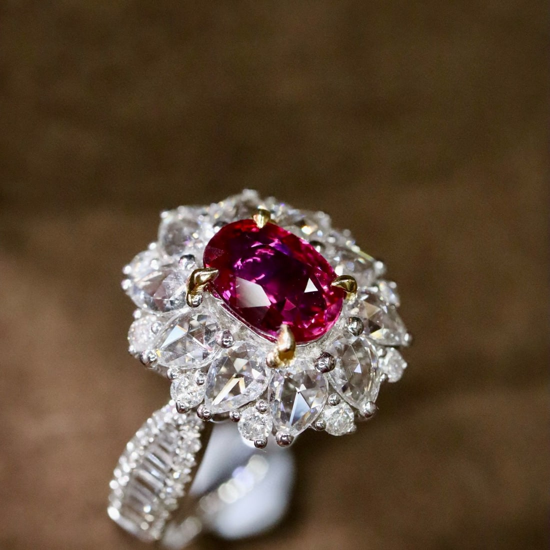 14k Gold 2.39 Ctw Natural Ruby & Diamond Ring - 3