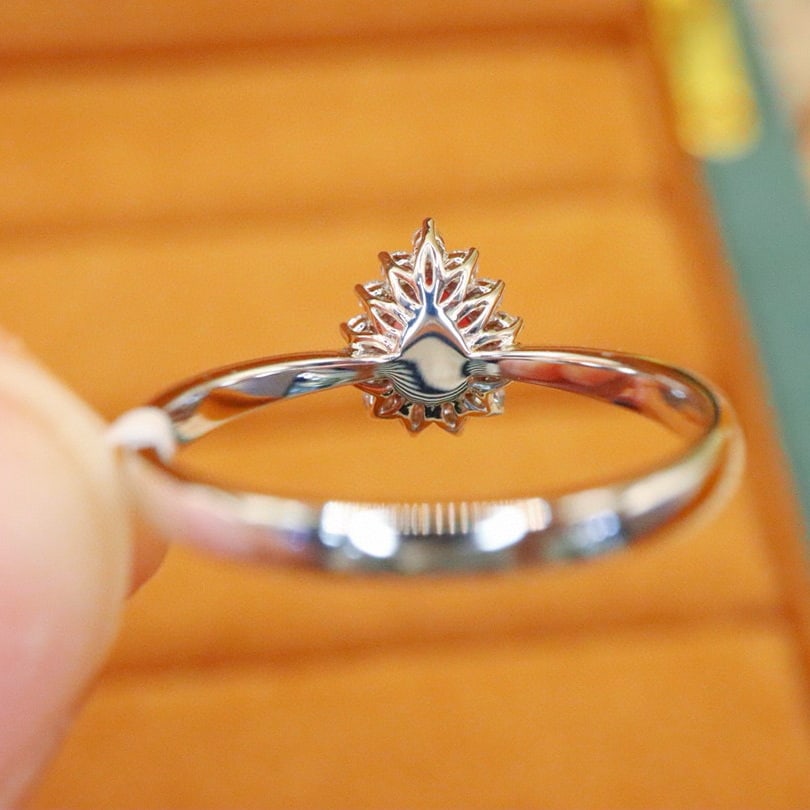 14k Gold 0.78 Ctw Natural Ruby & Diamond Ring - 5