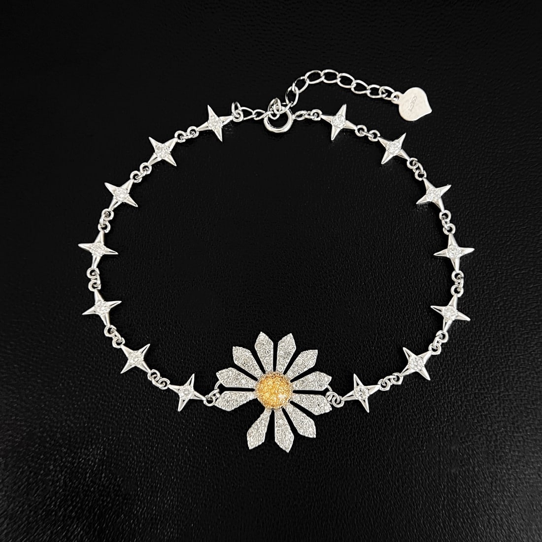 14k Gold 1 Ct Natural H Diamond Bracelet: Ref:231102054 // gold content:14k gold // main gemstone:diamond // shape:round // carat weight:1ct // clarity grade:vs-si // color:h // treatment:natural // cut grade:g // Condition: NewLow