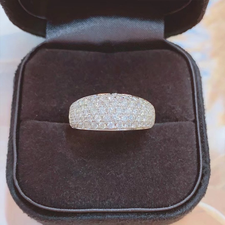 14k Gold 1 Ct Natural H Diamond Ring - 2