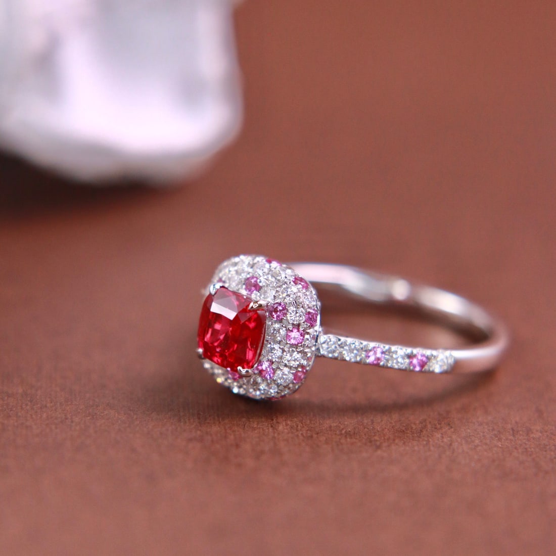 14k Gold 1.37 Ctw Natural Ruby & Diamond Ring - 2