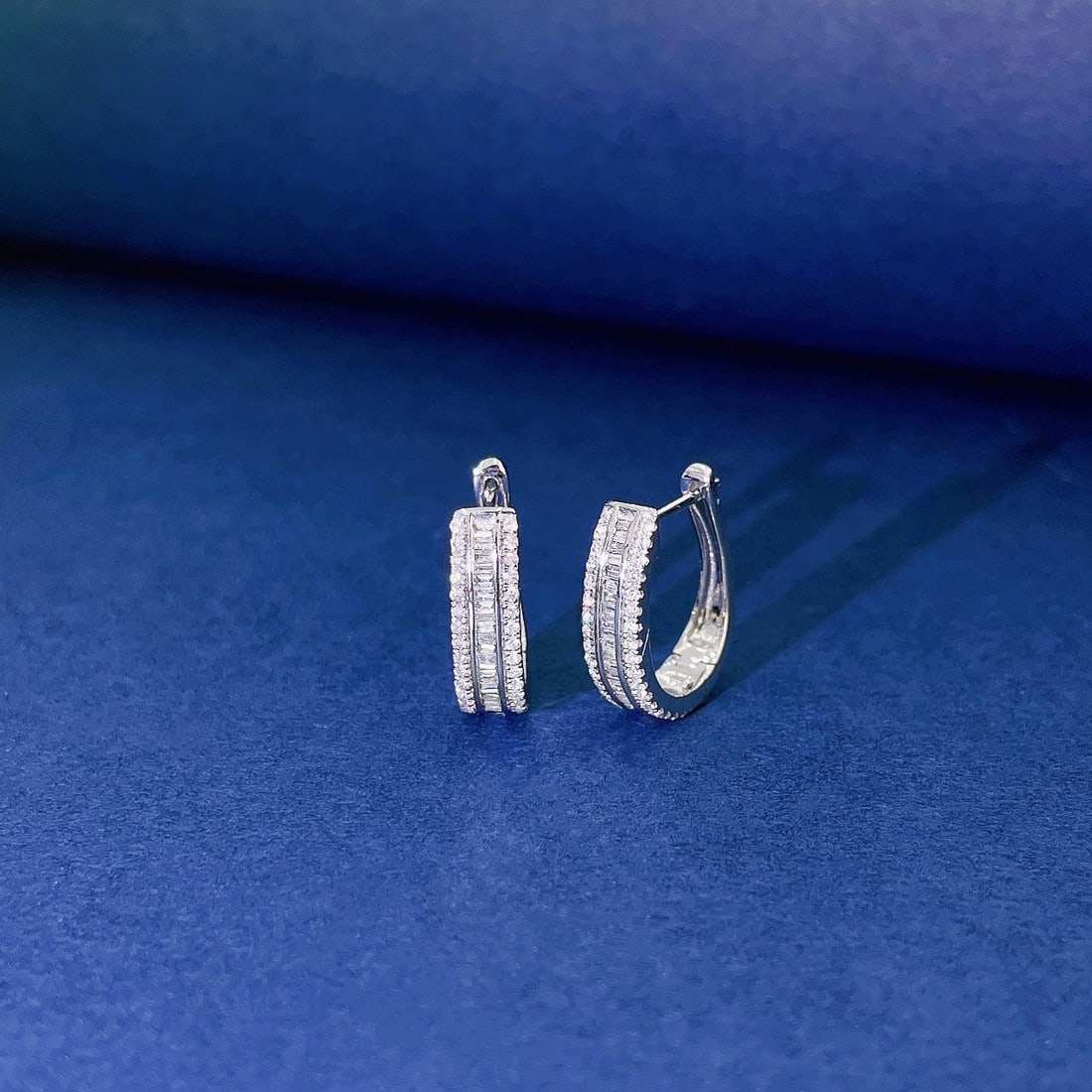 14k Gold 0.40 Ctw Natural H Diamond Earrings - 2