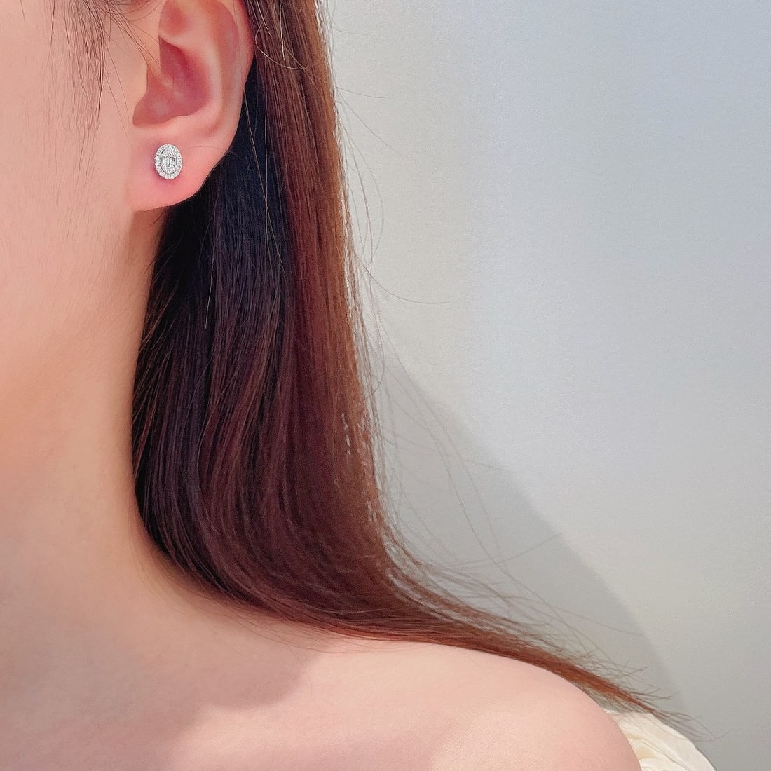 14k Gold 0.30 Ctw Natural H Diamond Earrings - 4