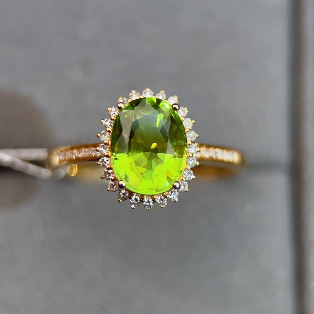 14k Gold 1.95 Ctw Natural Tourmaline & Diamond Ring - 2