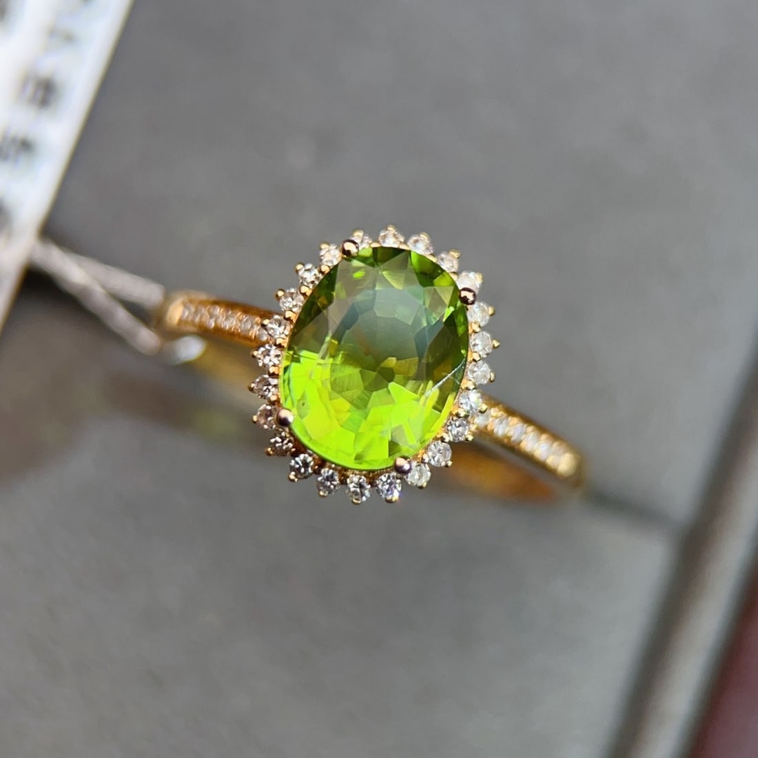 14k Gold 1.95 Ctw Natural Tourmaline & Diamond Ring - 3