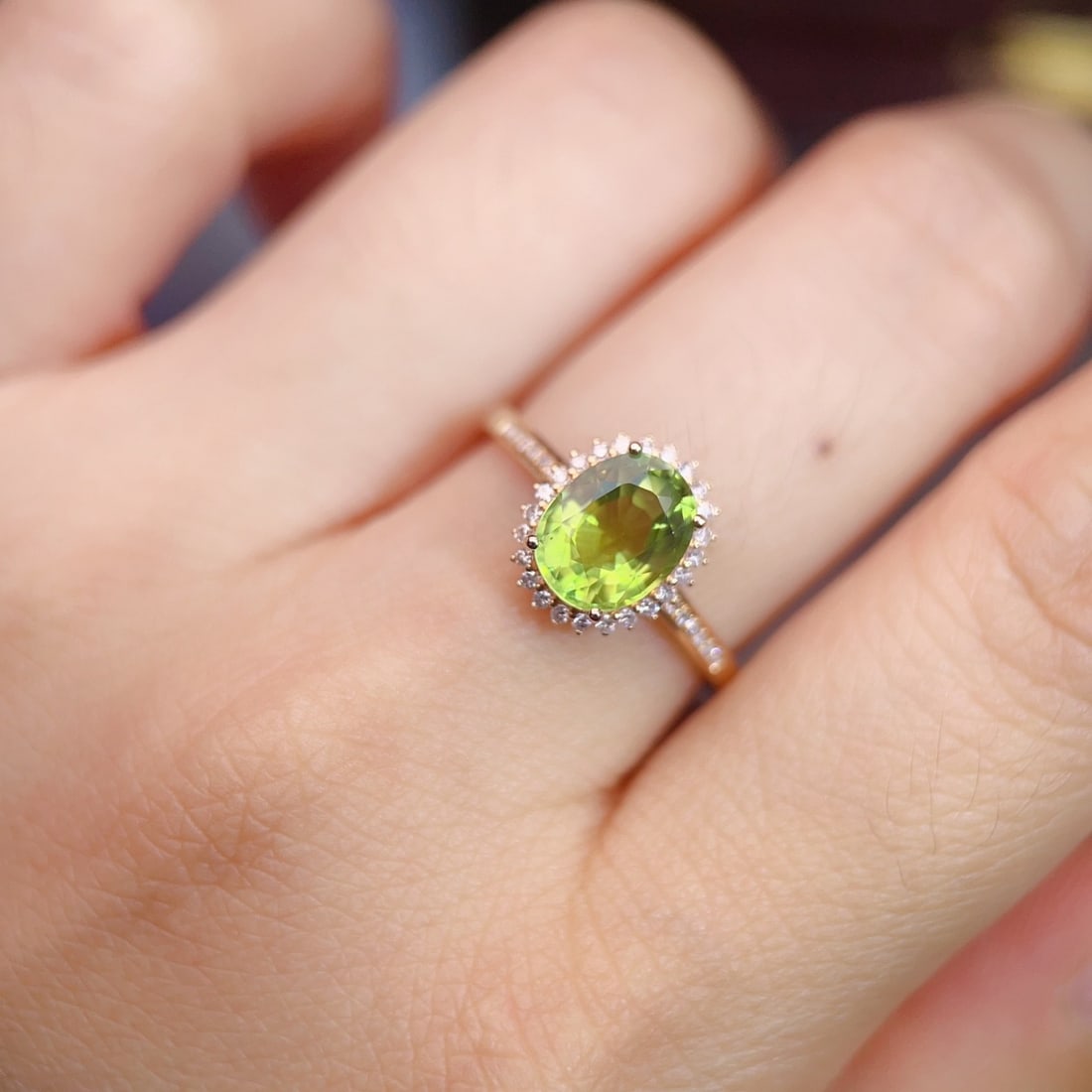 14k Gold 1.95 Ctw Natural Tourmaline & Diamond Ring - 6