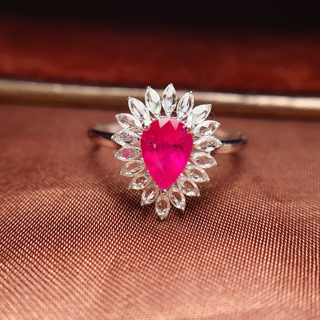 14k Gold 1.05 Ct Natural Ruby & Sapphire Ring - 2
