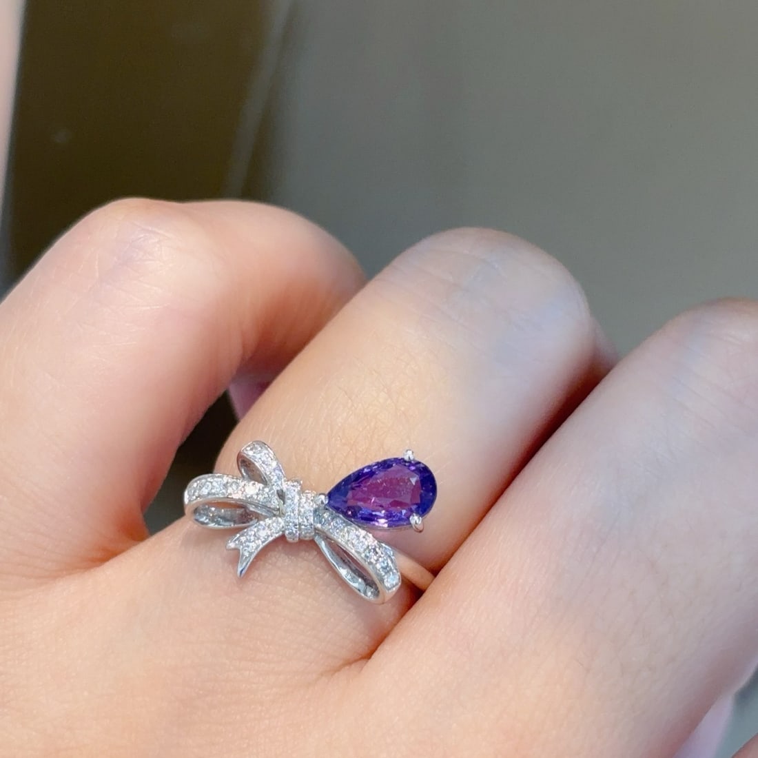 14k Gold 1.12 Ctw Natural Sapphire & Diamond Ring - 6