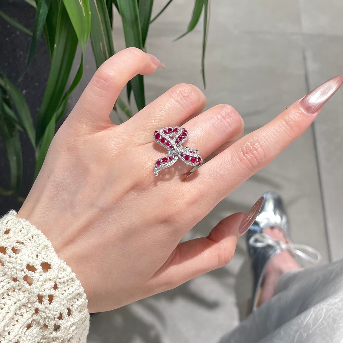 14k Gold 1.00 Ct Natural Ruby & Diamond Ring - 3