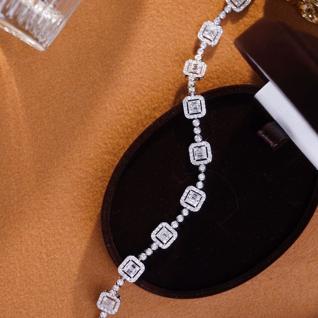 14k Gold 2.45 Ct Natural H Diamond Bracelet - 7