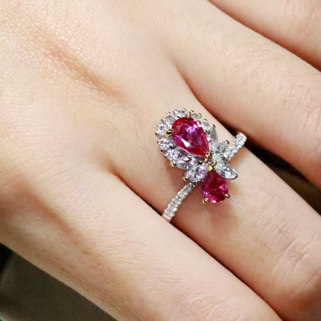 14k Gold 1.15 Ctw Natural Ruby & Diamond Ring - 5