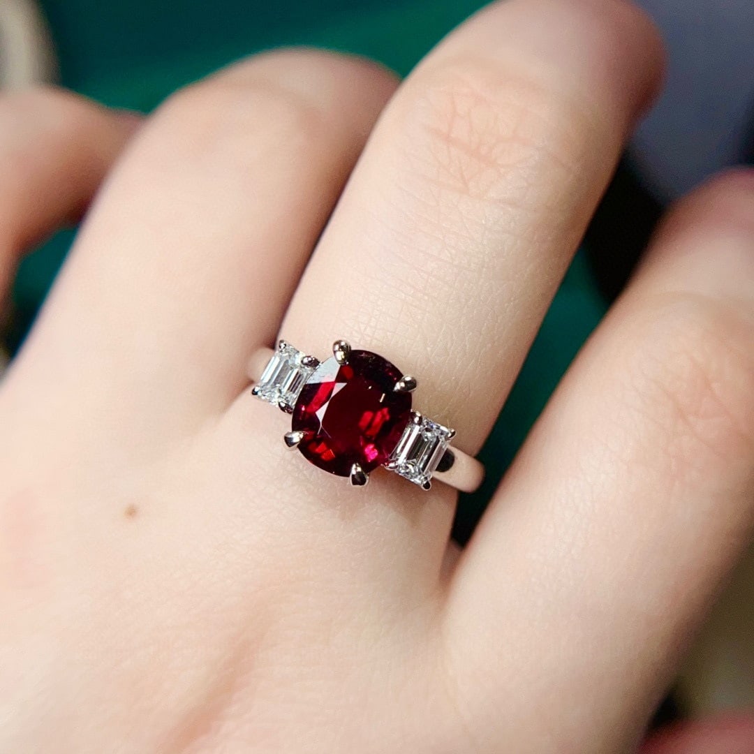 14k Gold 2.80 Ctw Natural Tourmaline & Diamond Ring - 7