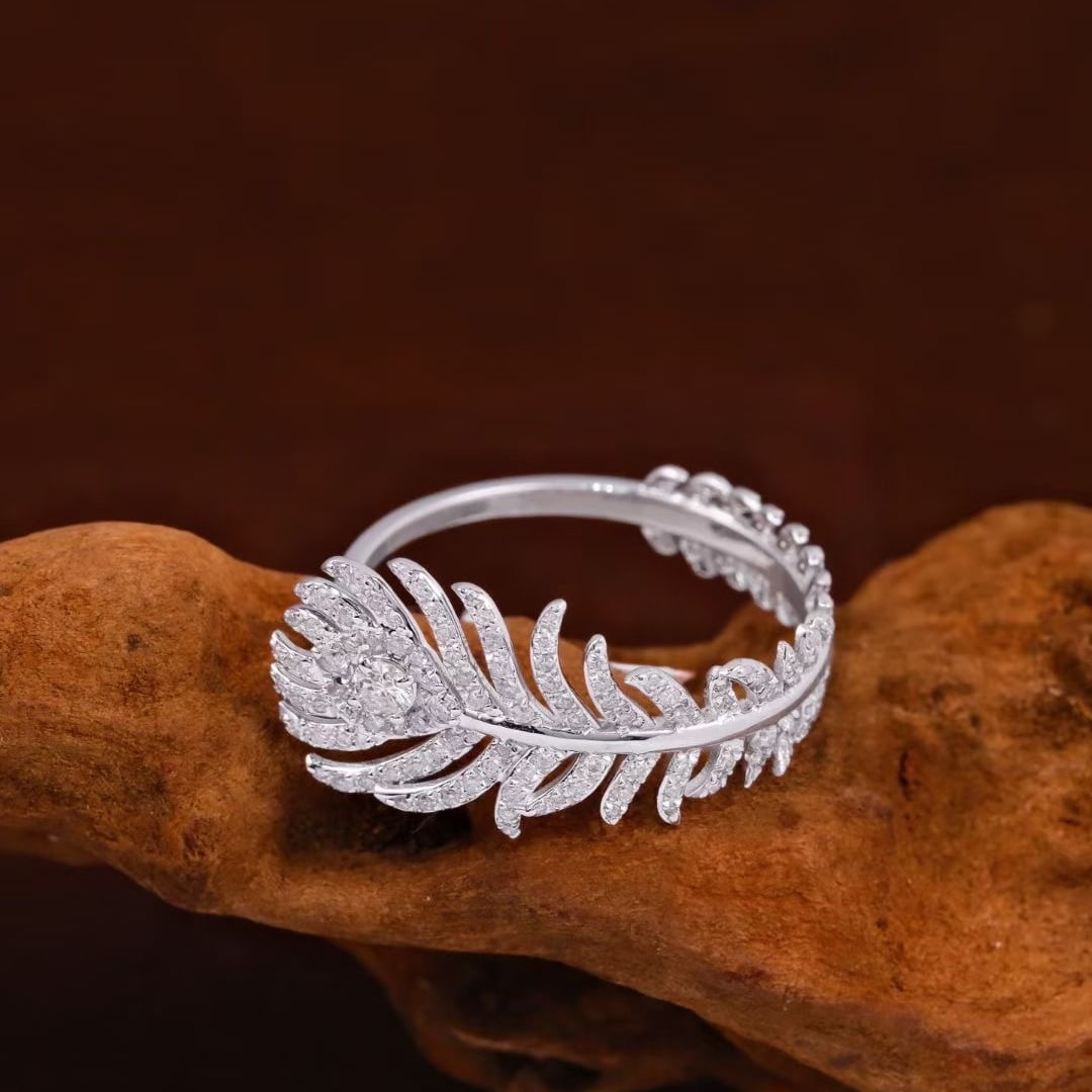 14k Gold 0.45 Ct Natural H Diamond Ring: Ref:231111124 // gold content:14k gold // ring size:7. 25us // // main gemstone:diamond // shape:round // carat weight:0. 45ct // clarity grade:vs-si // color:h // treatment:natural // cut grade:g