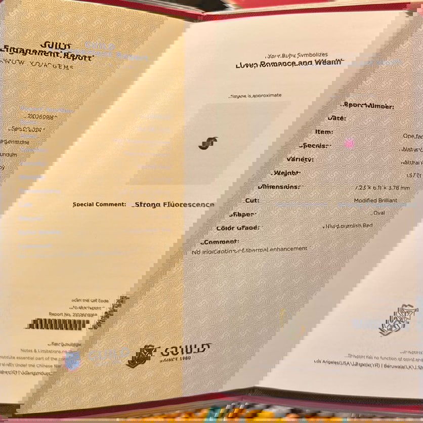 14k Gold 2.23 Ctw Natural Ruby & Diamond Ring - 6