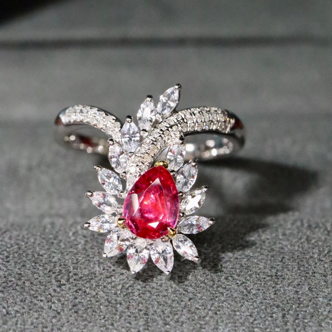 14k Gold 1.09 Ctw Natural Sapphire & Diamond Ring - 3