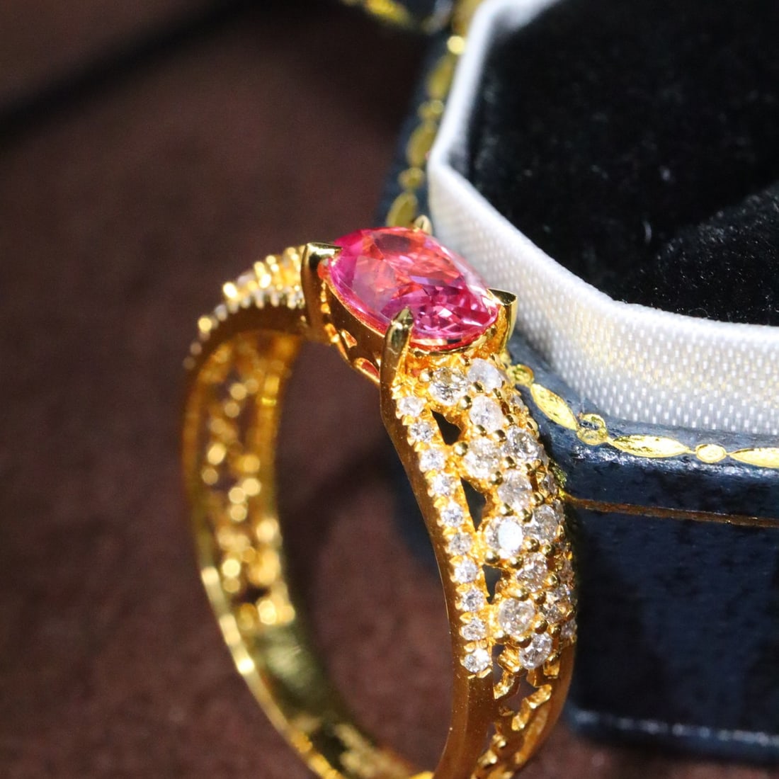 14k Gold 1.11 Ctw Natural Ruby & Diamond Ring - 3