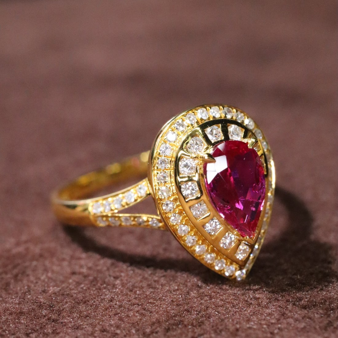 14k Gold 1.18 Ctw Natural Ruby & Diamond Ring - 2