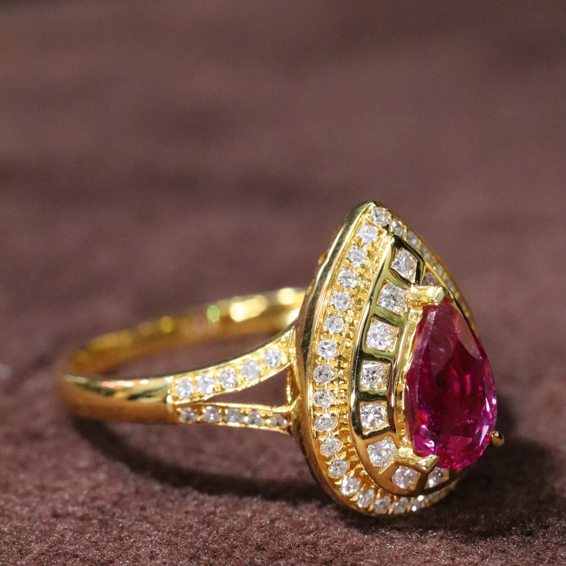 14k Gold 1.18 Ctw Natural Ruby & Diamond Ring - 3