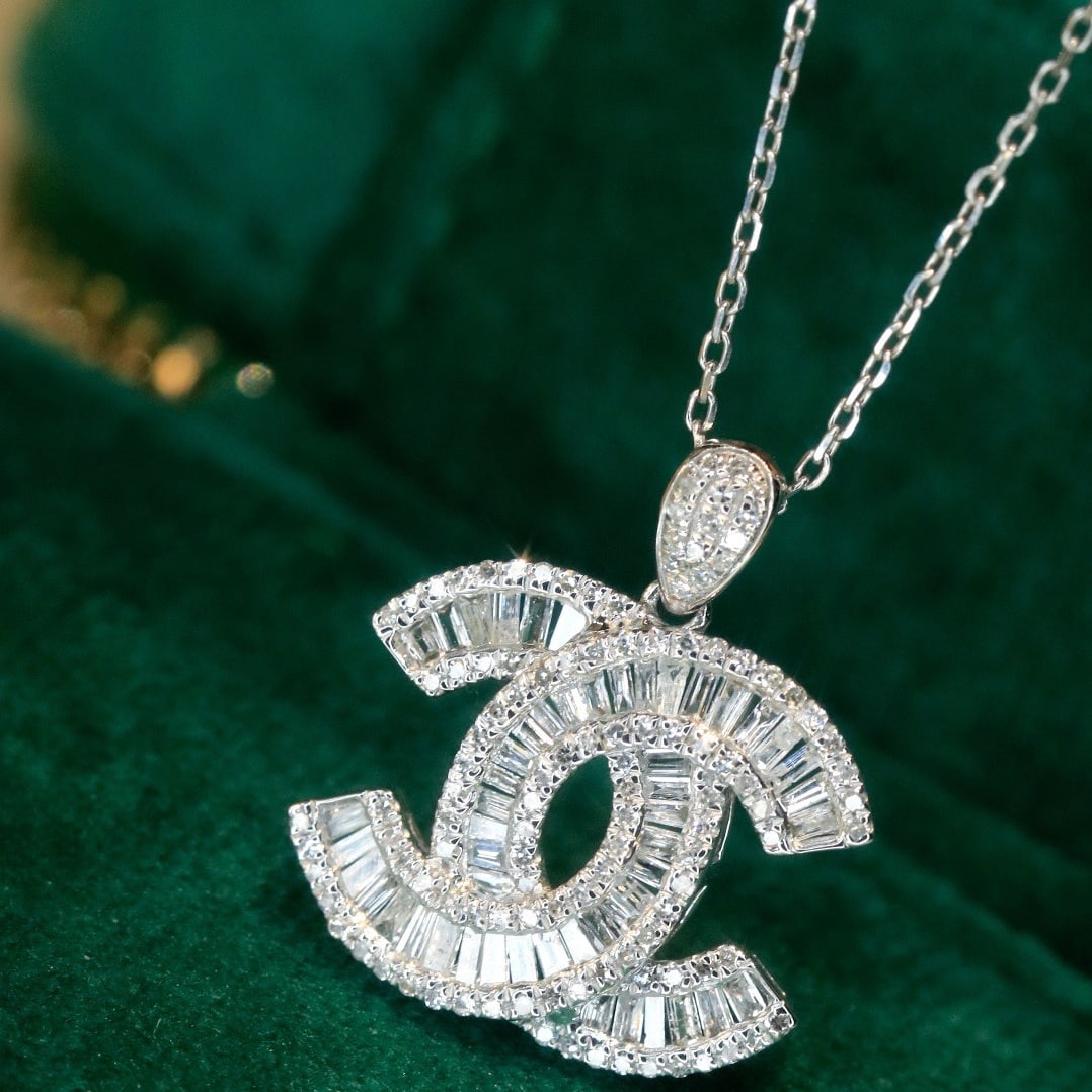 14k Gold 0.6 Ct Natural H Diamond Pendant( Without Chain ) - 2