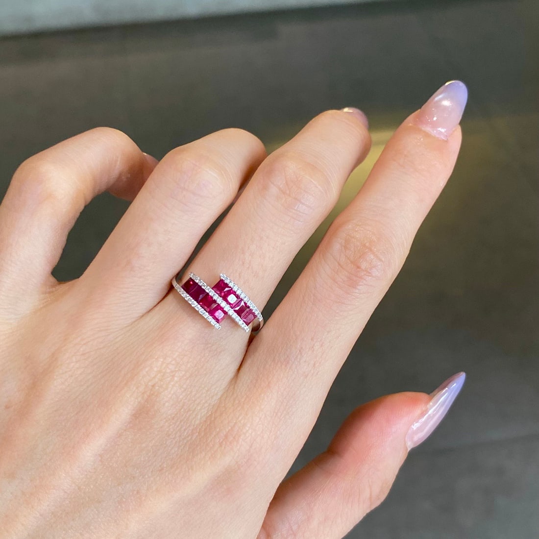 14k Gold 1.17 Ct Natural Ruby & Diamond Ring - 3