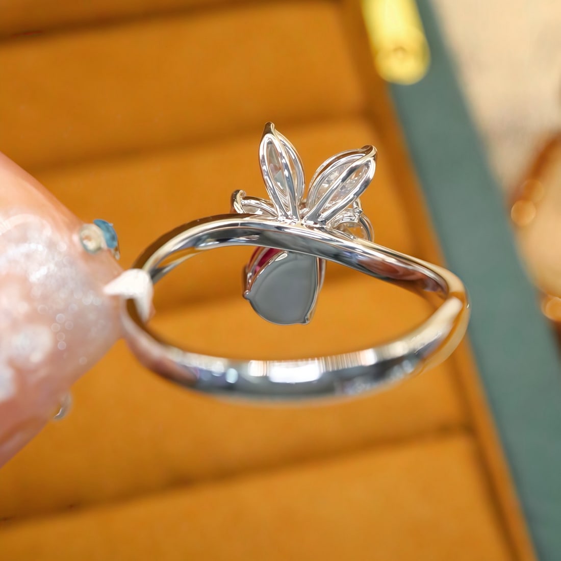 14k Gold 1.63 Ctw Natural Ruby & Diamond Ring - 4