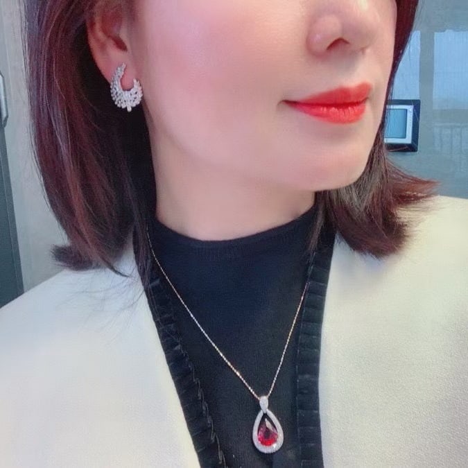 14k Gold 1.06 Ct Natural H Diamond Earrings - 3