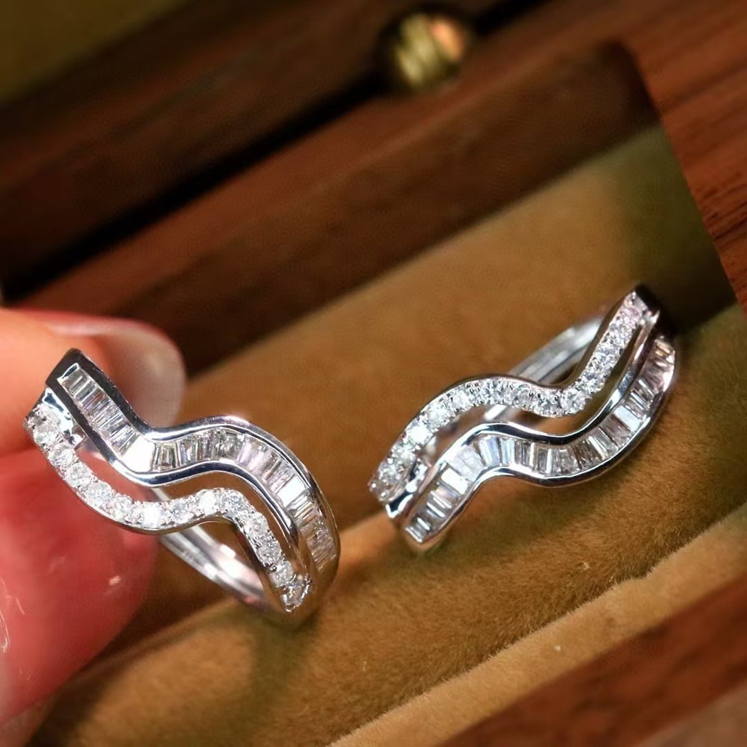 14k Gold 6.15 Ct Natural Spessartine & Diamond Ring - 7