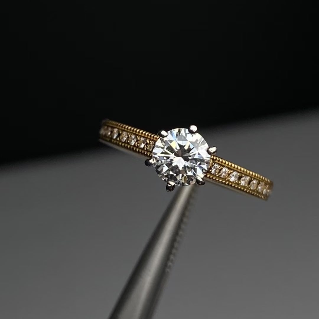 14k Gold 0.57 Ct Natural H Diamond Ring: Ref:230936212 // gold content:14k gold // ring size:7. 25us // // main gemstone:diamond // shape:round // carat weight:0. 57ct // clarity grade:vs-si // color:h // treatment:natural // cut grade:g