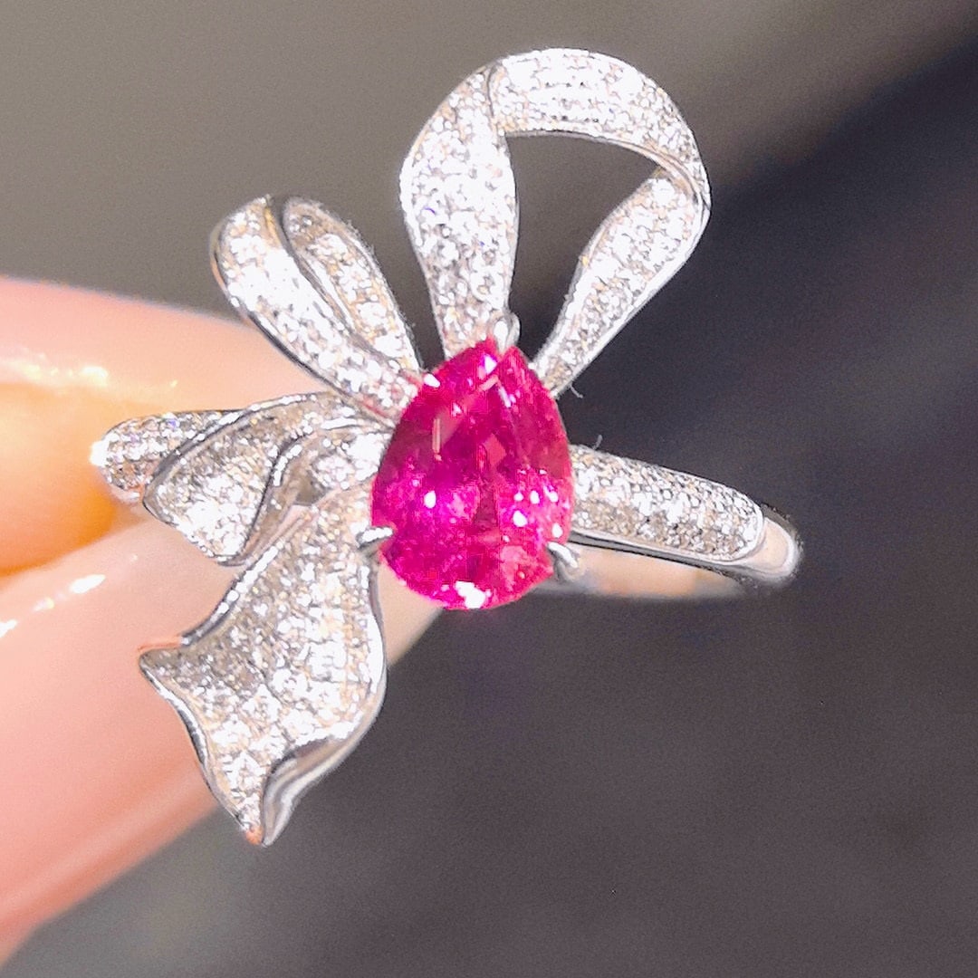 14k Gold 1.62 Ctw Natural Ruby & Diamond Ring - 2