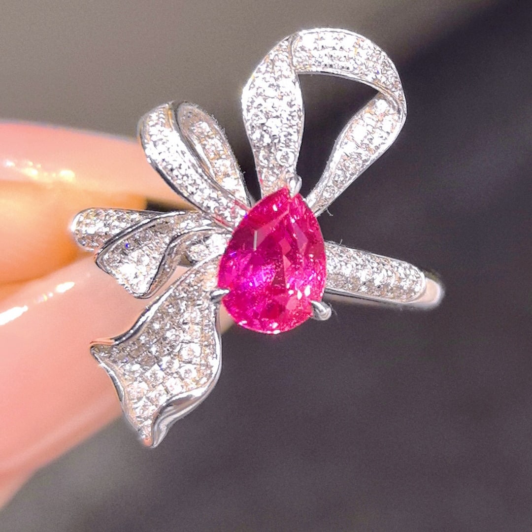 14k Gold 1.62 Ctw Natural Ruby & Diamond Ring - 3