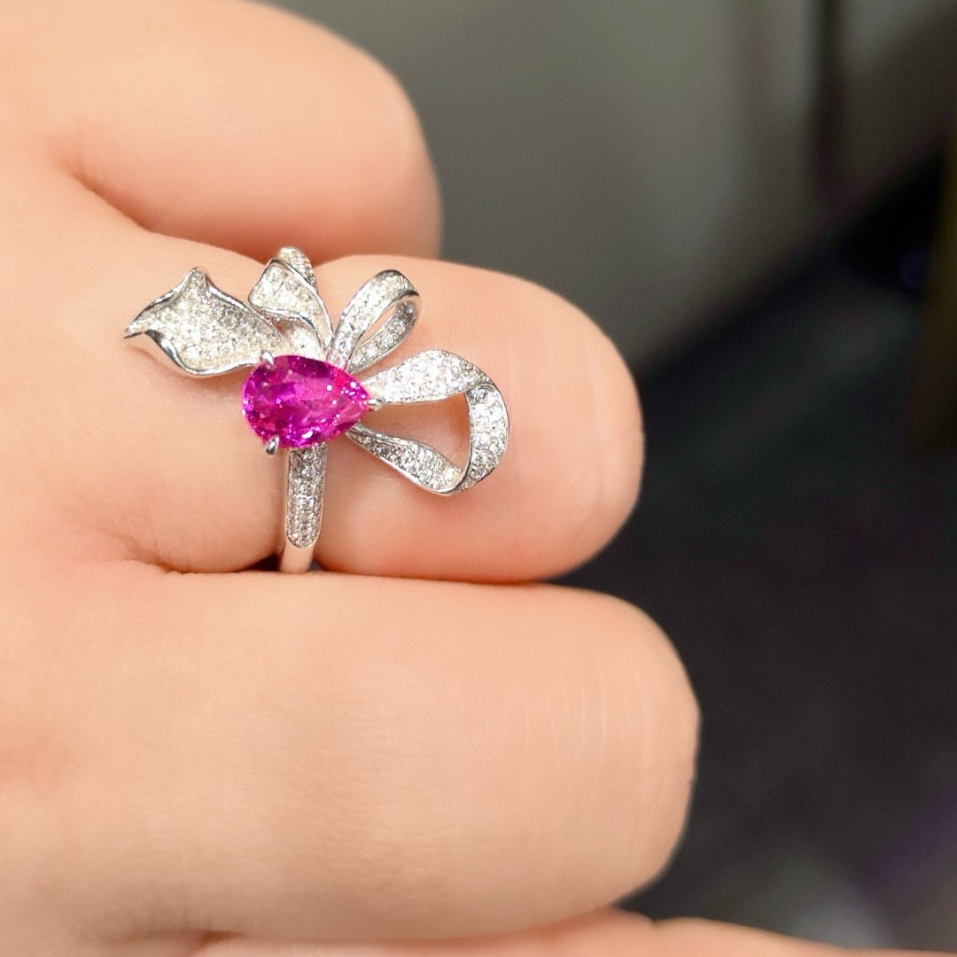 14k Gold 1.62 Ctw Natural Ruby & Diamond Ring - 6