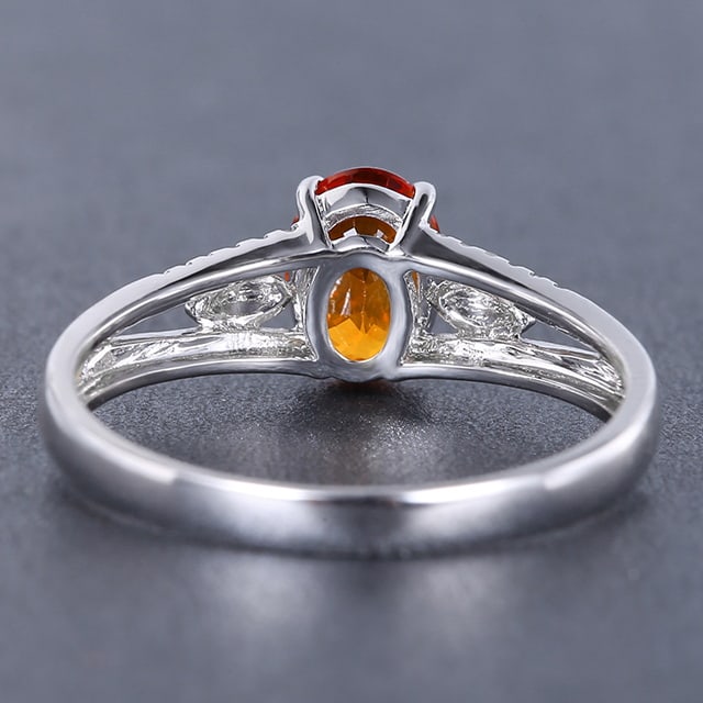 14k Gold 1.29 Ctw Natural Sapphire & Diamond Ring - 2