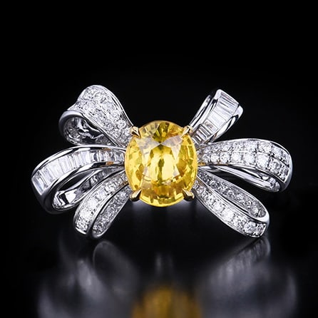 14k Gold 3.02 Ctw Natural Sapphire & Diamond Ring/pendant( Without Chain ) - 7