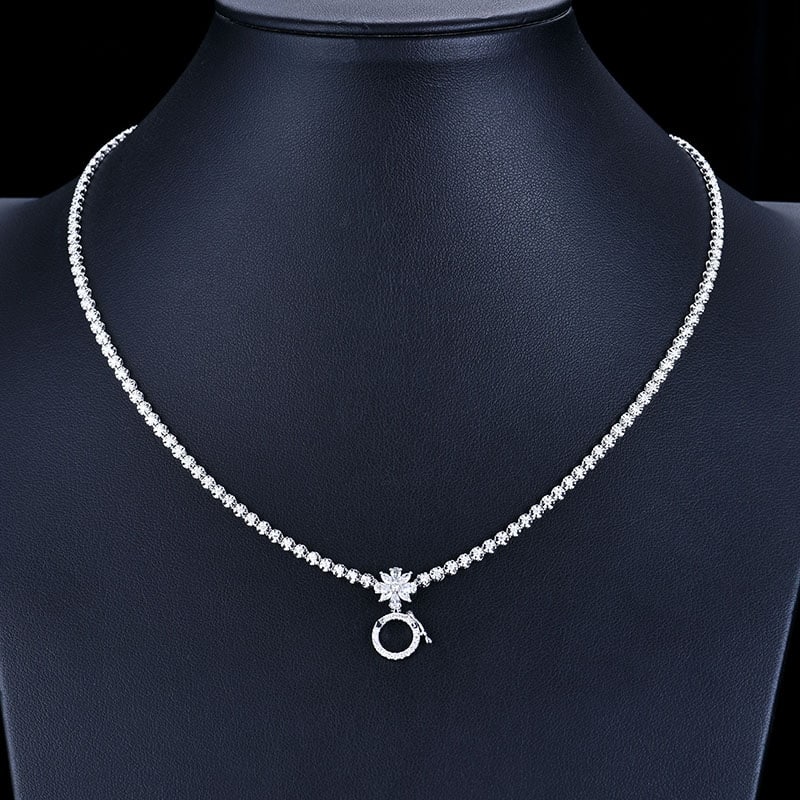 14k Gold 1.88 Ct Natural H Diamond Necklace: Ref:230939167 // gold content:14k gold // main gemstone:diamond // number of stones:188 // shape:multiply // carat weight:1. 88ct // clarity grade:vs-si // color:h // treatment:natural // Condition: