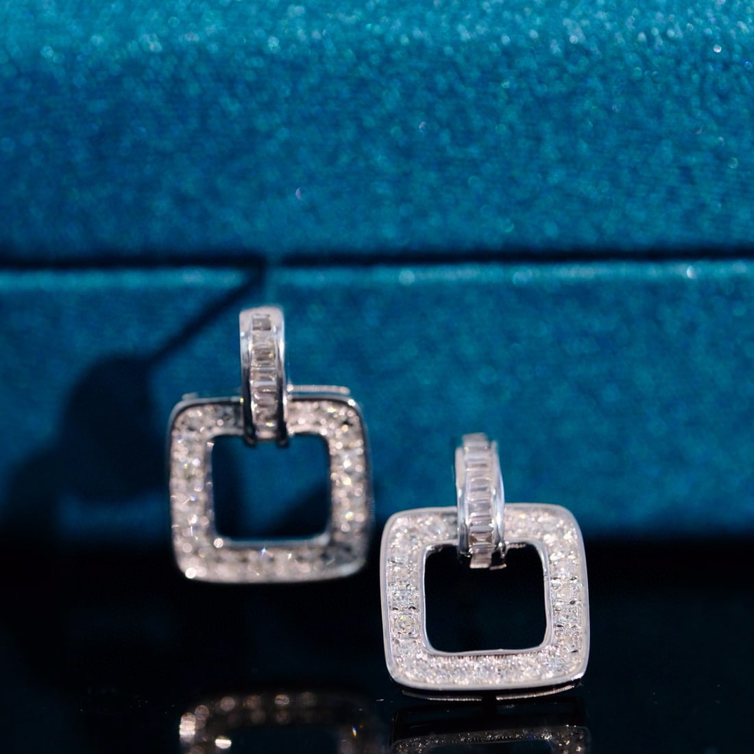 14k Gold 0.45 Ct Natural H Diamond Earrings - 5