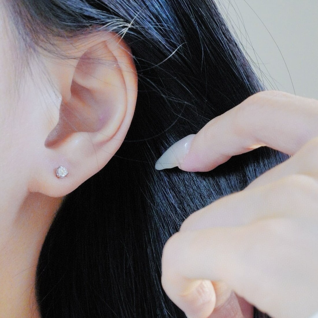 14k Gold 1.1 Ct Natural H Diamond Earrings - 4