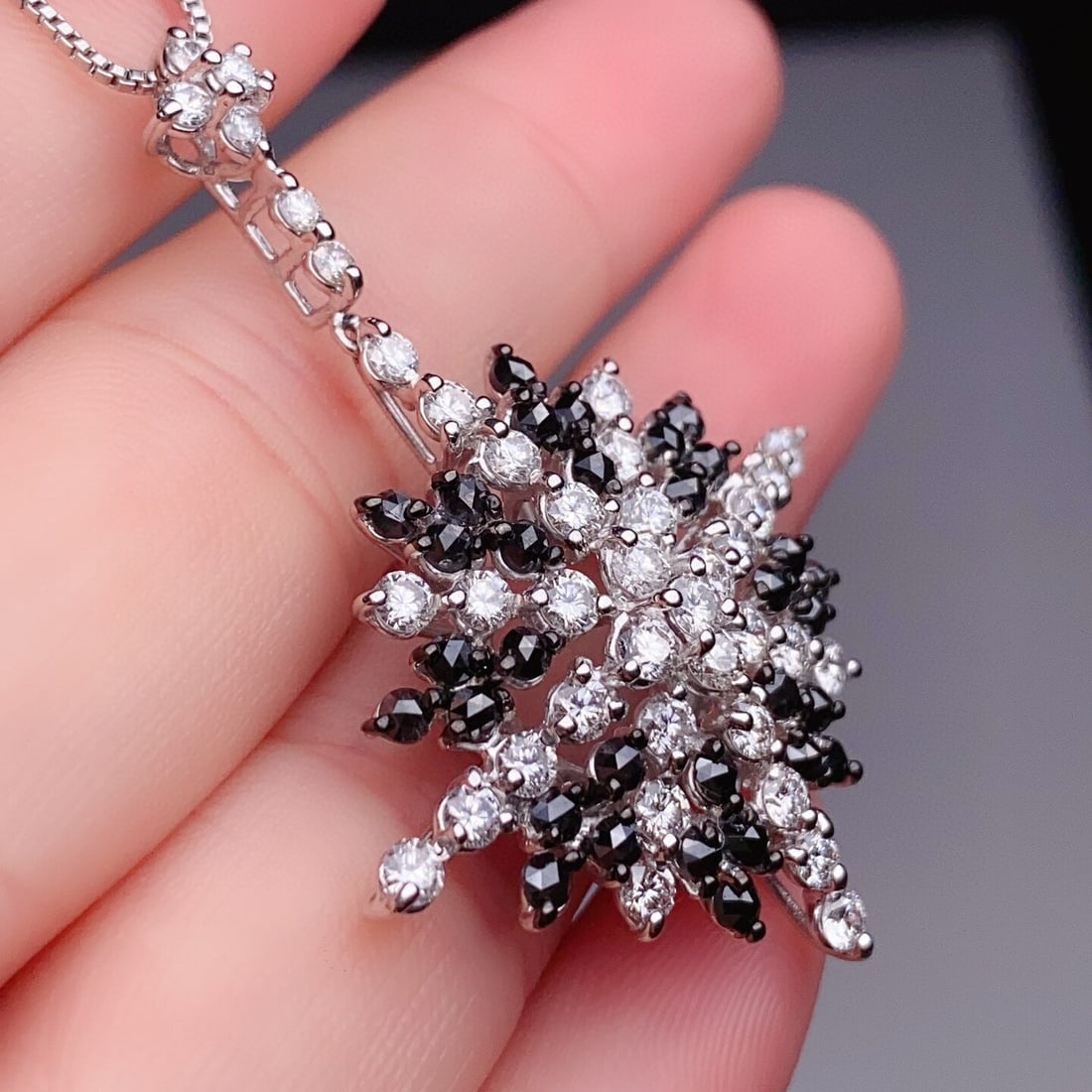 14k Gold 3.30 Ctw Natural H Diamond Pendant( Without Chain ) - 4