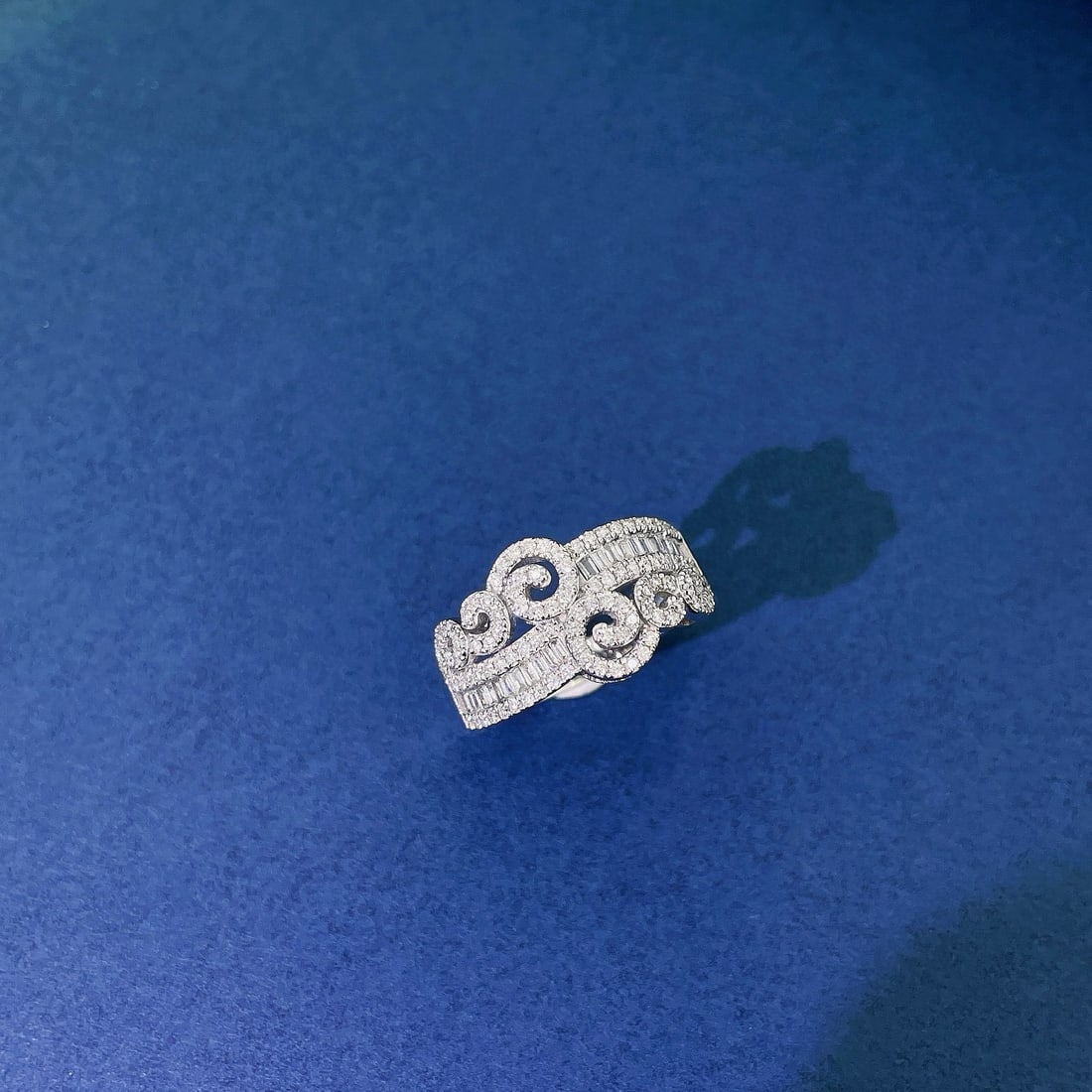 14k Gold 0.51 Ctw Natural H Diamond Ring - 4